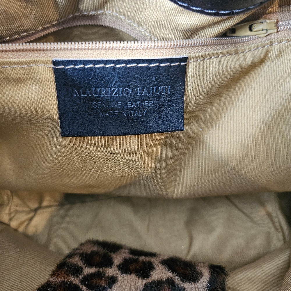 ⭐️ Maurizio Taiuti animal print calf hair bucket bag - Picture 8 of 12